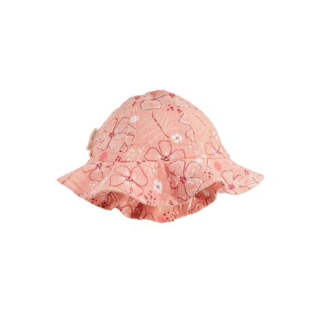 Capeline bébé en gaze de coton santa giulia Orange 2 - vertbaudet enfant 