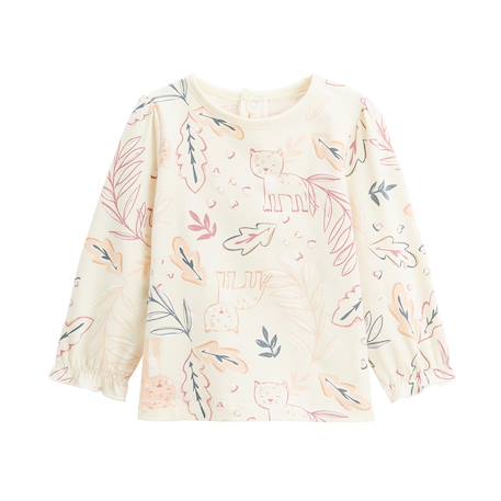 Ensemble salopette bébé en molleton et t-shirt matcha Rose 5 - vertbaudet enfant 