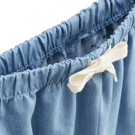 Pantalon enfant en chambray ciao milano Bleu 4 - vertbaudet enfant 