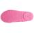 Chaussons ballerines velours, maintien souple, facile à enfiler, semelle flexible Fleurs rose 4 - vertbaudet enfant 
