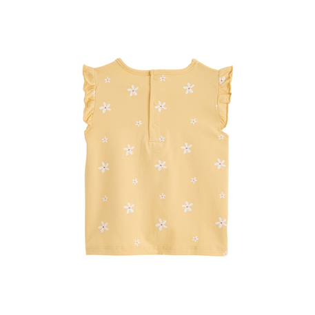 T-shirt enfant manches courtes camila Jaune 3 - vertbaudet enfant 