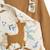 Ensemble salopette bébé en molleton et t-shirt lamascotte Ecru 3 - vertbaudet enfant 