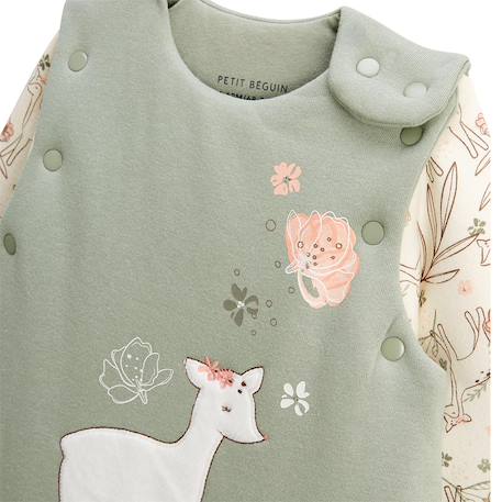 Gigoteuse d'hiver en molleton avec manches amovibles lison Vert 5 - vertbaudet enfant 