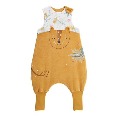 Turbulette tog 2 en velours avec pieds retroussables charly Camel 2 - vertbaudet enfant 