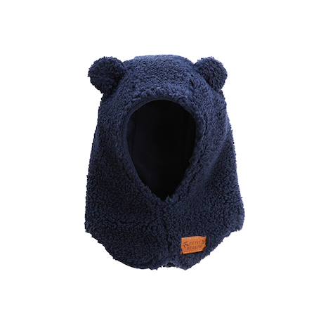 Cagoule bébé en sherpa anouk Bleu 2 - vertbaudet enfant 