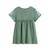 Robe enfant en gaze de coton + chouchou pivoina Kaki 3 - vertbaudet enfant 