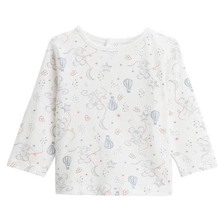 Ensemble salopette bébé en coton matelassé et t-shirt rêverie Bleu 5 - vertbaudet enfant 