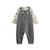 Ensemble salopette bébé et t-shirt boavista Gris 2 - vertbaudet enfant 