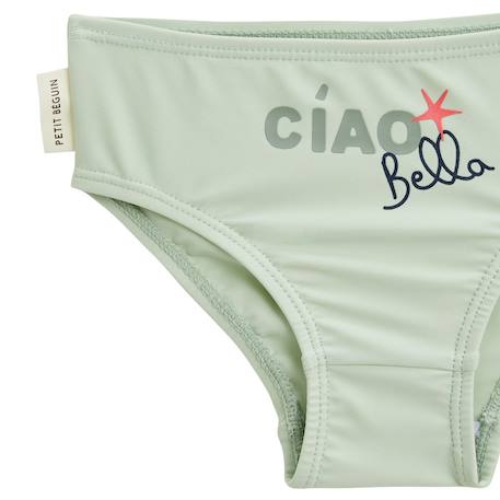 Maillot de bain bébé 2 pièces t-shirt de protection uv & culotte arya Vert 5 - vertbaudet enfant 