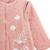 Turbulette d'hiver en velours avec pieds retroussables et manches amovibles bébé rosa Rose 4 - vertbaudet enfant 