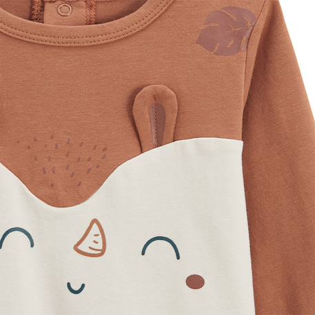 Pyjama enfant 2 pièces avec pieds retroussables kansas city Camel 3 - vertbaudet enfant 
