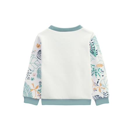 Sweat-shirt enfant en molleton holamuchacha Ecru 3 - vertbaudet enfant 