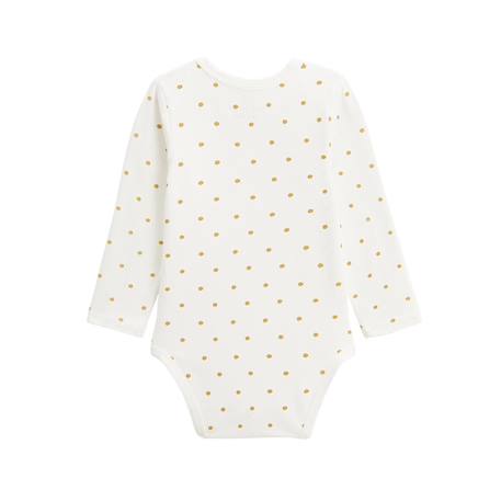 Lot de 3 bodies bébé manches longues misty Ecru 6 - vertbaudet enfant 