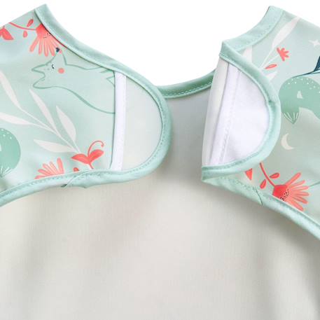 Bavoir tablier manches longues dina Bleu 4 - vertbaudet enfant 
