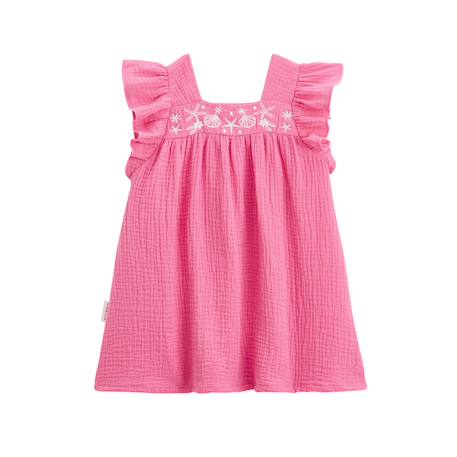 Robe bébé en gaze de coton bahamas Rose 2 - vertbaudet enfant 