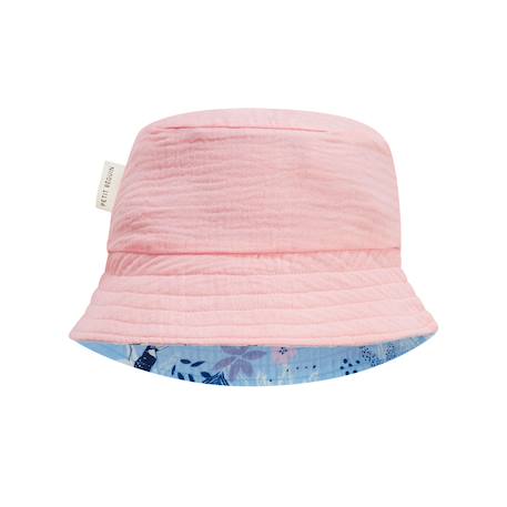 Bob bébé réversible en gaze de coton bella chica Bleu 5 - vertbaudet enfant 