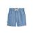 Short enfant en toile de coton kanha Bleu 2 - vertbaudet enfant 