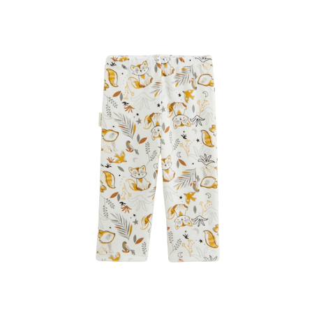 Pyjama enfant 2 pièces en velours petit loup Ocre 6 - vertbaudet enfant 