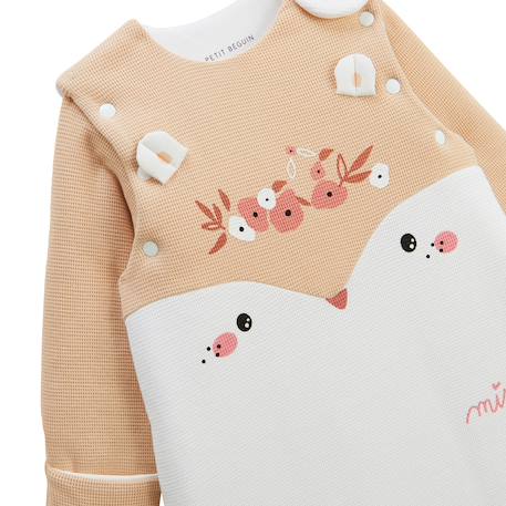 Gigoteuse siège auto tog 3 avec manches amovibles miss plume Ecru 5 - vertbaudet enfant 
