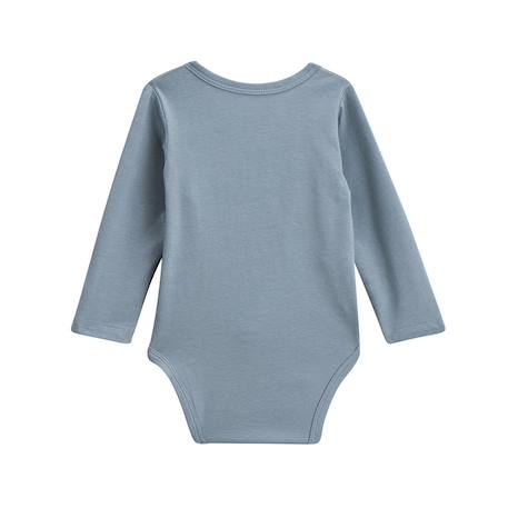 Lot de 2 bodies bébé manches longues ouverture croisée rêverie Bleu 5 - vertbaudet enfant 