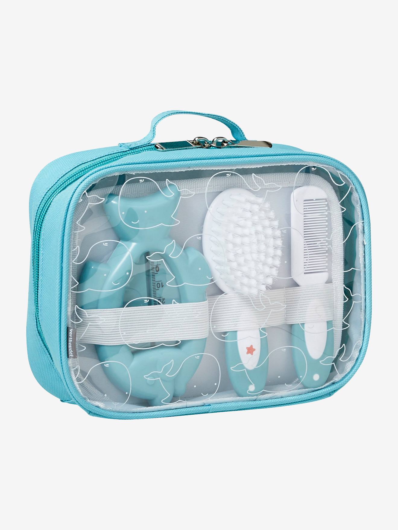 Trousse De Toilette Bébé Petit Béguin - Poches Pratiques, Coton Bio, Pour Sac à Langer | Nécessaire Bébé Voyage
