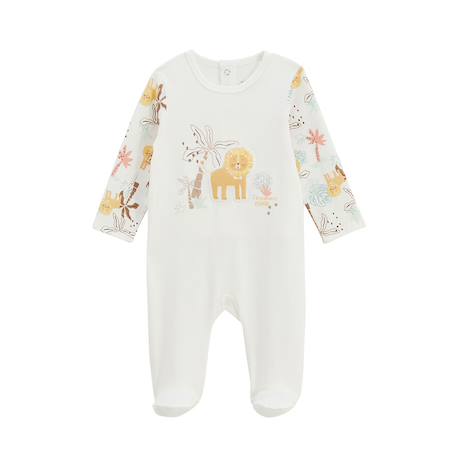 Pyjama bébé auguste Ecru 2 - vertbaudet enfant 