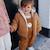 Doudoune bébé intérieur polaire avec capuche lamascotte Camel 6 - vertbaudet enfant 