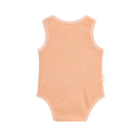 Lot de 2 bodies bébé à bretelles en éponge bahamas Orange 5 - vertbaudet enfant 