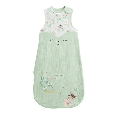 Gigoteuse siège auto tog 1 en gaze de coton arya Vert 2 - vertbaudet enfant 