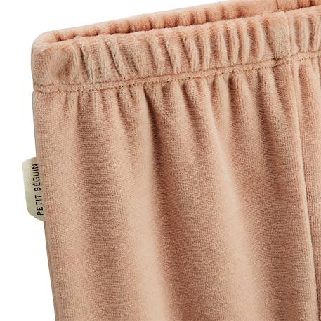 Pyjama bébé 2 pièces en velours nino Ecru 4 - vertbaudet enfant 