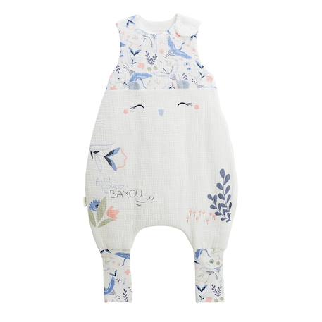 Turbulette tog2 en gaze de coton avec pieds retroussables tiana Ecru 2 - vertbaudet enfant 