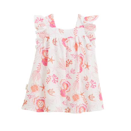 Robe en gaze de coton bahamas Ecru 2 - vertbaudet enfant 