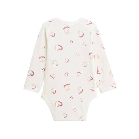 Lot de 3 bodies bébé manches longues maya Rose 4 - vertbaudet enfant 