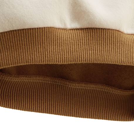 Sweat-shirt en molleton lamascotte Ecru 4 - vertbaudet enfant 