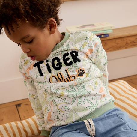 Sweat-shirt enfant kanha Ecru 6 - vertbaudet enfant 