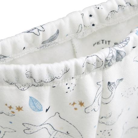 Ensemble bébé veste en coton matelassé et pantalon en velours petite balade Ecru 6 - vertbaudet enfant 
