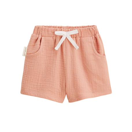 Ensemble enfant t-shirt et short en gaze de coton fiesta Terracotta 6 - vertbaudet enfant 