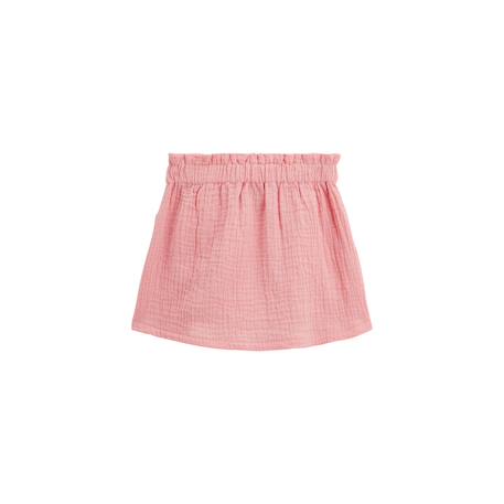 Jupe enfant rose en gaze de coton caraïbes Rose 3 - vertbaudet enfant 