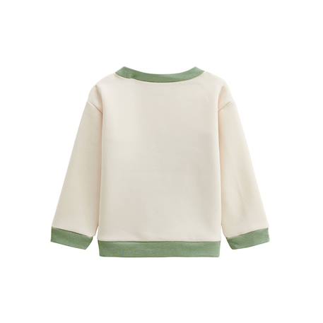 Ensemble enfant sweat et pantalon en molleton gustin Beige 3 - vertbaudet enfant 