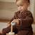 Surpyjama bébé en sherpa cracotte Marron 6 - vertbaudet enfant 