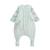 Turbulette tog2 en velours avec pieds retroussables et manches amovibles dina Bleu 2 - vertbaudet enfant 