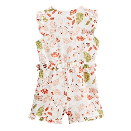 Combishort bébé + chapeau en gaze de coton mindanao Rose 5 - vertbaudet enfant 