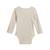 Lot de 3 bodies bébé côtelés manches longues ouverture croisée kenya Beige 5 - vertbaudet enfant 