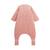 Turbulette d'hiver en velours avec pieds retroussables et manches amovibles bébé rosa Rose 3 - vertbaudet enfant 