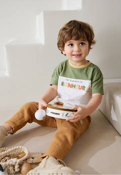 -Ensemble enfant t-shirt et pantalon en gaze de coton gabin