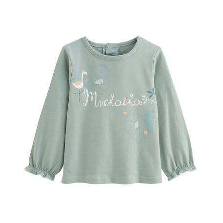 Lot de 2 t-shirts enfant manches longues holamuchacha Bleu 3 - vertbaudet enfant 