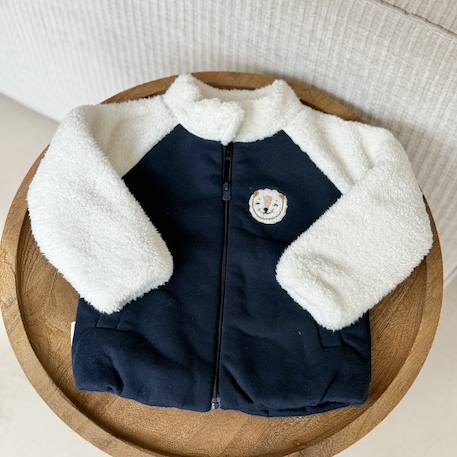 Veste enfant intérieur polaire charly Bleu 5 - vertbaudet enfant 