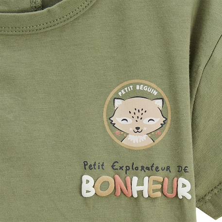 Lot de 2 t-shirts enfant gabin Vert 4 - vertbaudet enfant 
