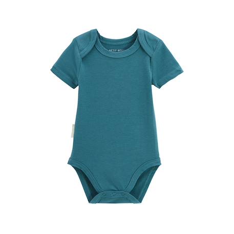 Lot de 3 bodies bébé manches courtes baroudeur Bleu 4 - vertbaudet enfant 
