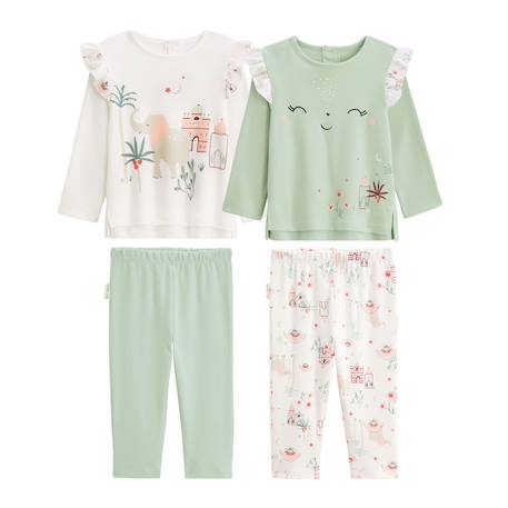 Lot de 2 pyjamas enfant arya Vert 2 - vertbaudet enfant 